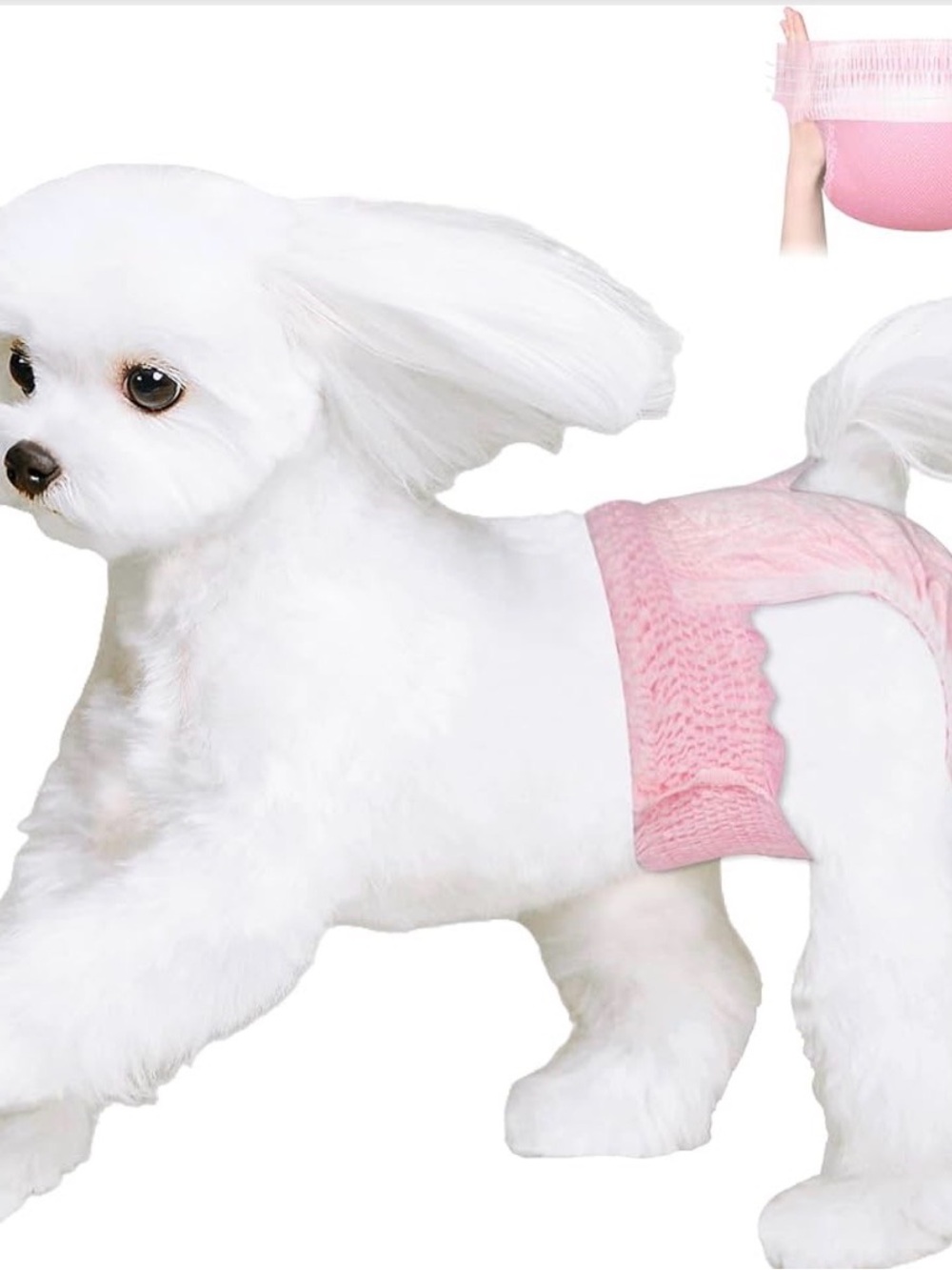 Disposable Dog Diapers 30Female Just Pull It Up Doggie Diapers for Female Dog L